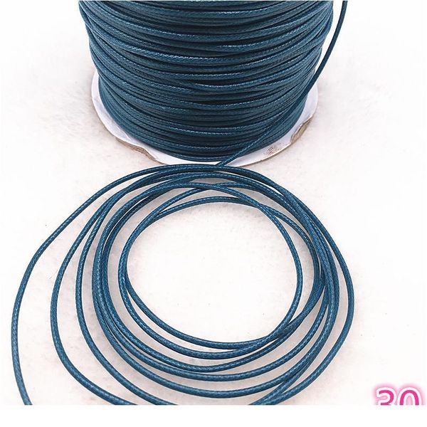 

10meters dia 1.0 /1.5mm waxed cotton cord waxed thread cord string strap necklace rope bead for jewelry making diy brac jlllrn