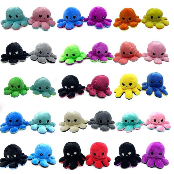 

reversible ocs plush toys emotion ocs stuffed animals mood changing mad grumpy flippable inside out emotional ocs fast ship, Blue