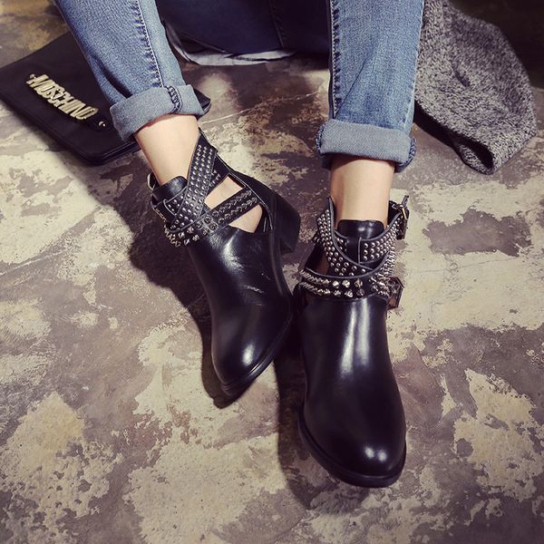 

2021 women's superior boots for woman autumn and winter velvet igut, Black