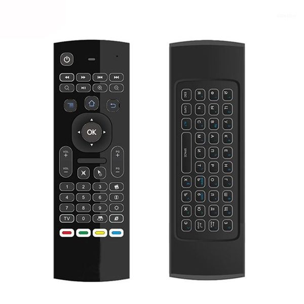 

mx3 russian keyboard air mouse 2.4g mini backlight wireless keyboard remote control infrared learning gyroscope for android tv r1