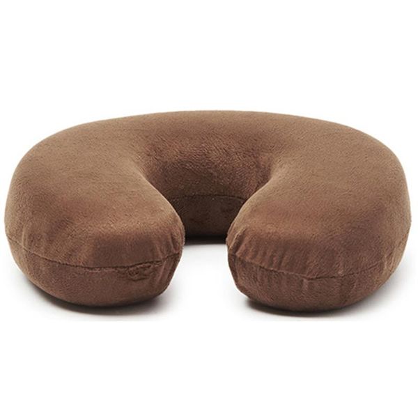 

neck pillow massager u shaped neck micro beads rest bed slow rebound memory foam pillow airplane car travel healthcare