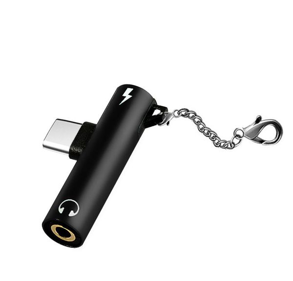

2 in 1 usb type c to 3.5mm headphone earphone jack adapter type-c aux audio cable charging usb-c converter bbydty packing2010