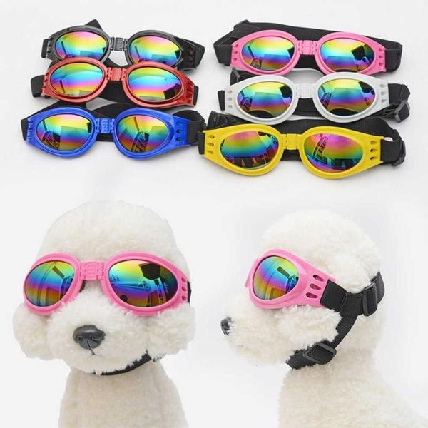 

1 pair small pet dog goggles doggles ils sunglasses uv eye protection1