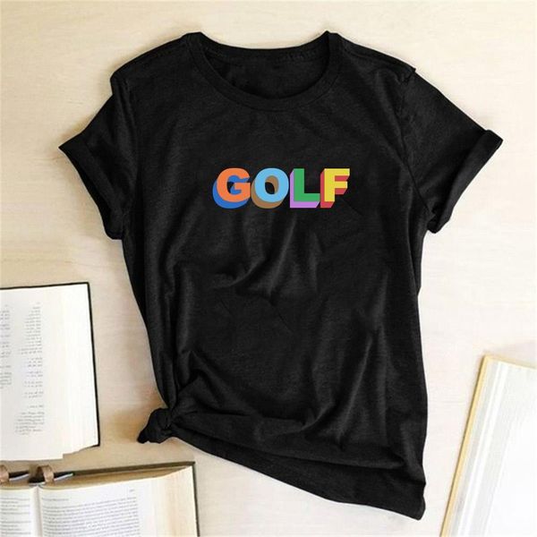 

fashion golf t shirt women harajuku ulzzang tumblr kawaii femme tumblr t shirt summer sleeve short crewneck tees hipster, White