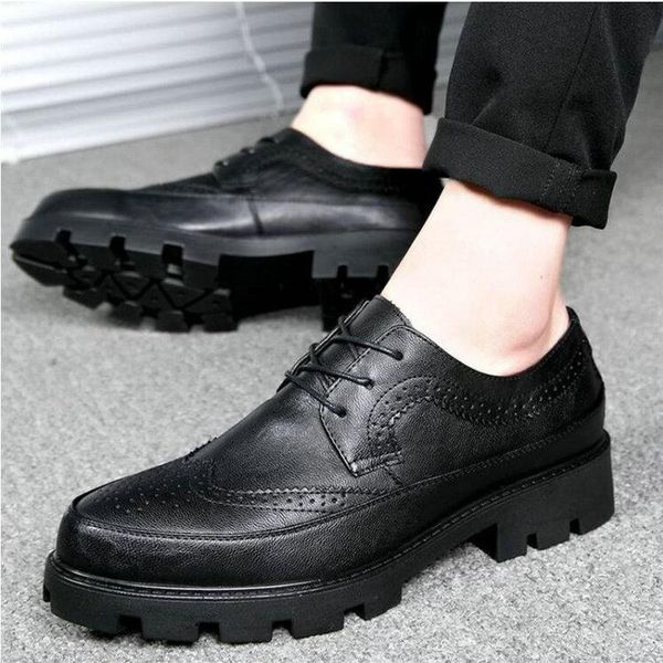

new luxury fashion wedding business shoes men oxford dress shoes crocodile pattern men formal 2021 new, Black