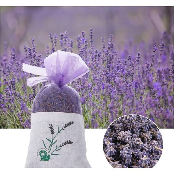 

natural lavender bud dried flower sachet bag aromatic car home air refresh pcmkk