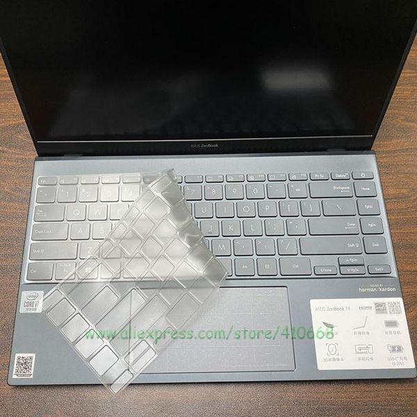 

clear tpu lapkeyboard skin cover protector for asus zenbook 14 14s u4700 u4700j u4700eu ux425 ja m425ia um425i um425 ia 2021
