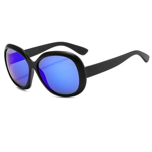 

men women round sunglasses classic glass lens sun glasses vintage brand designer sun glasses 4098 big frame eyewear, White;black