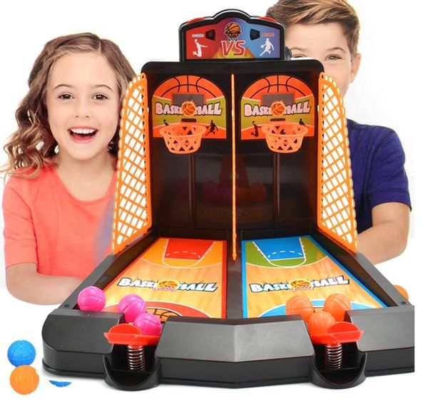 

mini finger shooting basketball toy two people fight at simulation basketball court parent-child interactive game toys