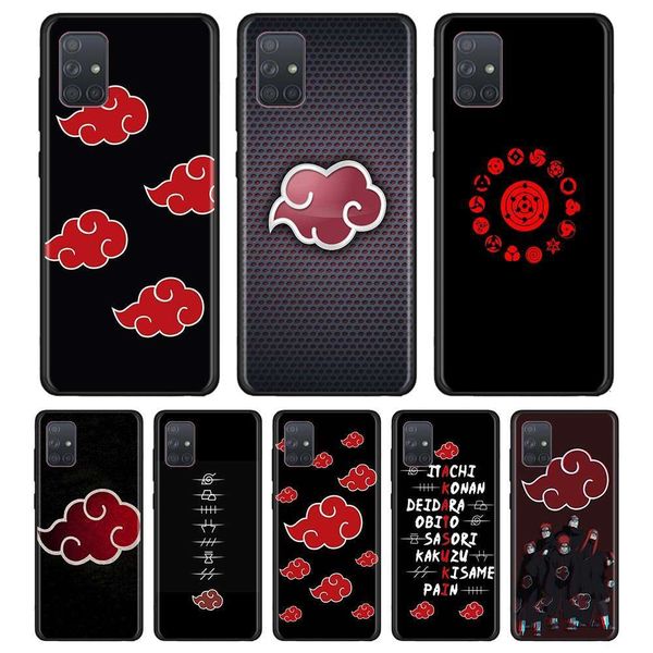 

akatsuki naruto cloud box samsung galaxy a51 a50 a70 a71 5g a11 a21s a31 a41 a91 a10 a20 a30 a40 smartphone cover4fre