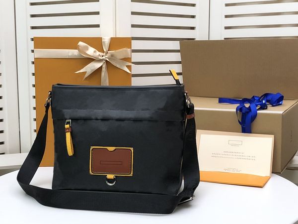 

m45214 besace zippee printing canvas gaston labels embossed leather patch men adjustable strap messenger bags shoulder bags briefcase bags