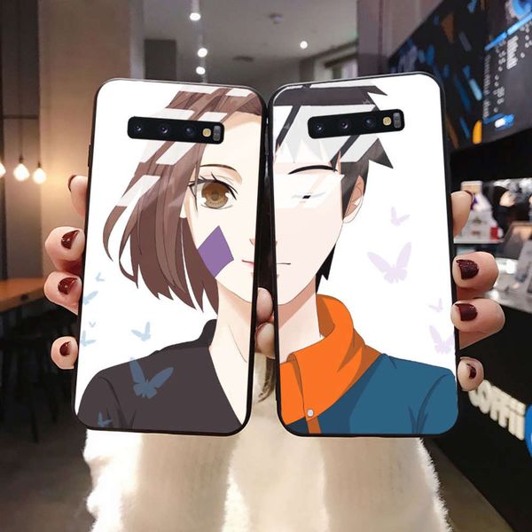 

naruto yuzhibo with tulin half face mobile phone case samsung s20 s10 s9 + s8plus glass note10 9 hammer plus 8 7 / 7t fall