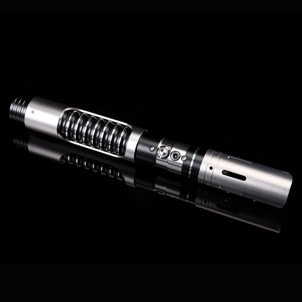 

rgb lightsaber heavy dueling led sword laser metal hilt cosplay flashing kids light saber christmas jugutes-only hilt q0113