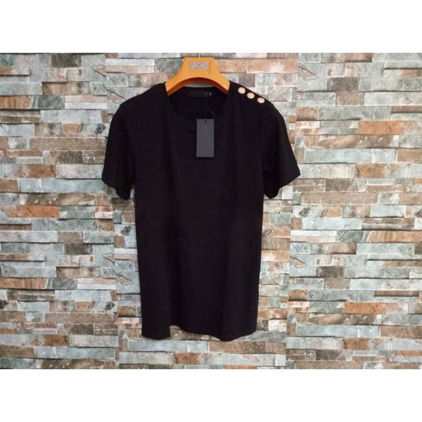 

spring and summer new loose and slim coat t-shirt summer solid color short sleeve t-shirt for women ttlv, White