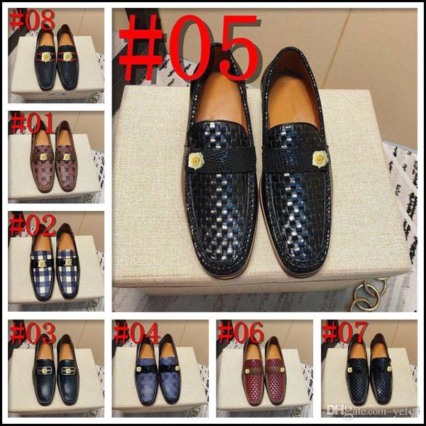 

l1 genuine leather man casual shoes new arrival leisure walk formal shoes business elegant luxury dress mens style shoes big size 36-45 22, Black