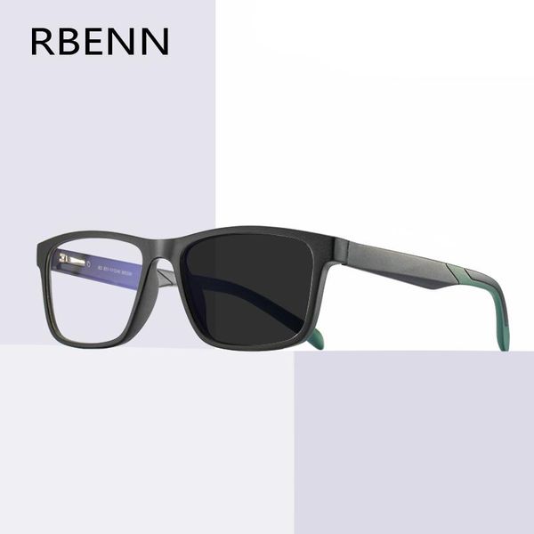 

rbenn pchromic reading glasses men women ultralight tr90 frame presbyopia eyeglasses with cr-39 lens +0.75 1.75 2.25 5.0, White;black