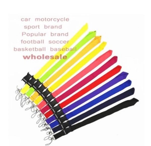 

wholesale 100pcs new design lanyard detachable keychain badge id phone camera strap new sport style for men women