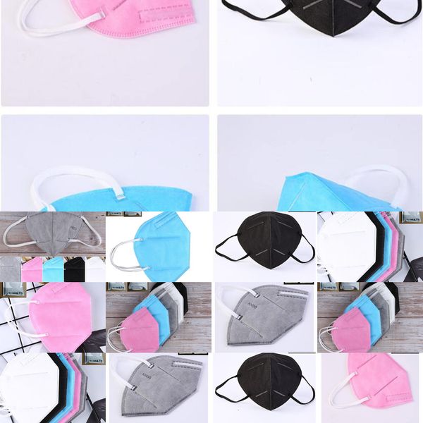 

masks k95 filters mask ffp2 colorful factory 95% activated carbon breathing respirator no valve 5 layer facemask indivioutletpvbw