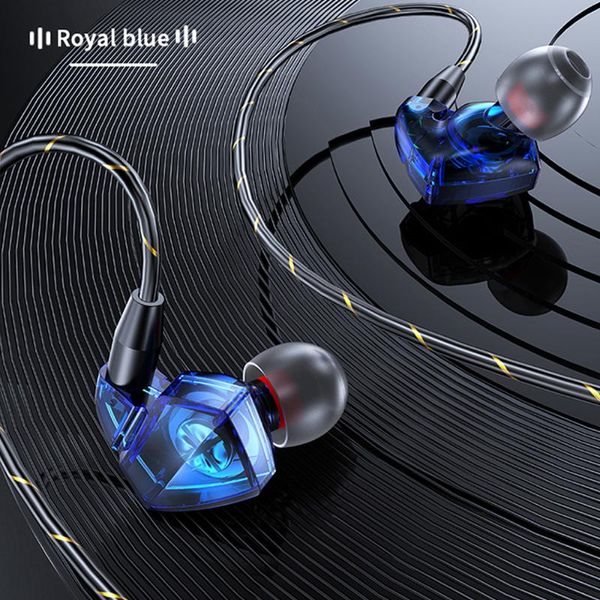 

stereo bass headphones wired earphones sport waterproof earbuds in-ear headphone with microphone headset gamer headsets music