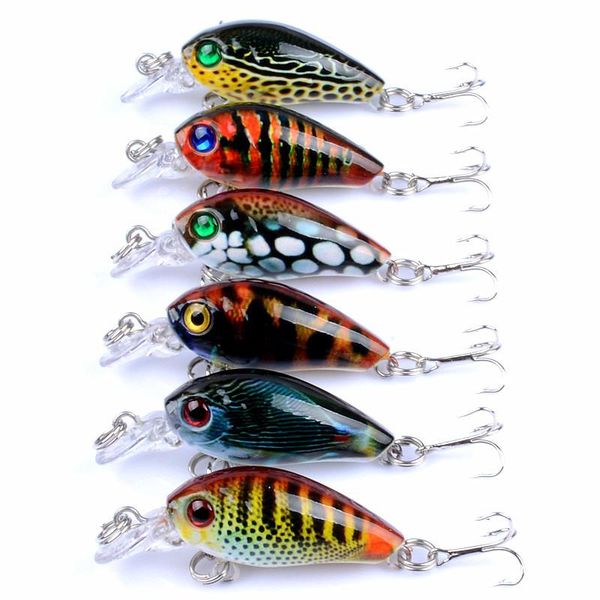 

1pcs mini japan 4.5cm 4g multi swim bass fishing lures artificial hard crank bait ater wobbler fishing crankbait lure jllbcm yeah2010