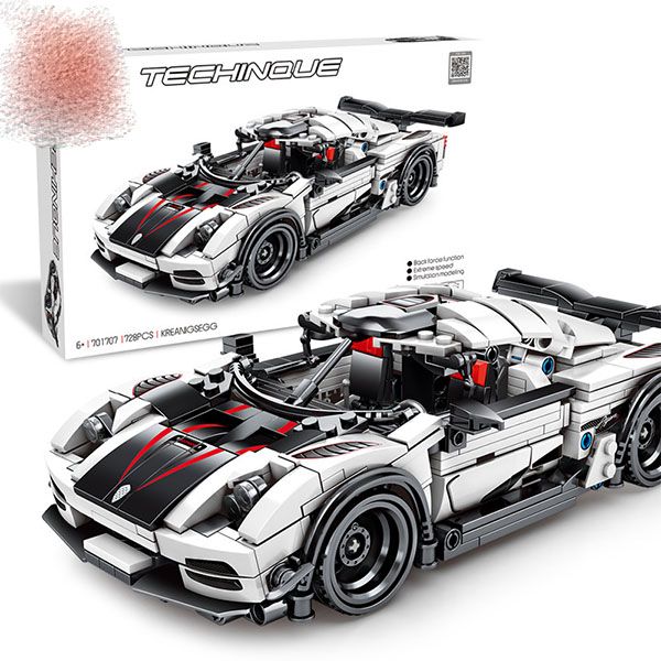 

blocks model building science and technology series mechanical cipher koenigsegg sports car children's assembly building blocks