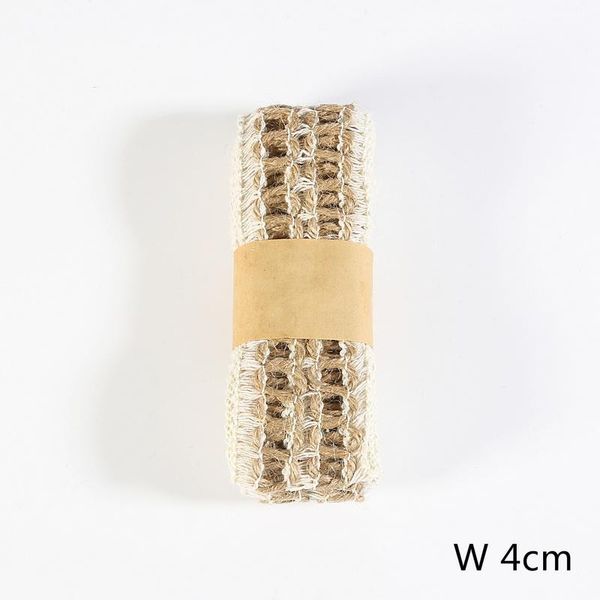 

2мет натуральный джутовый мешковины полый конопляный веревка тканая ленты для деревенской свадебной украшения подарок упаковка рождественска