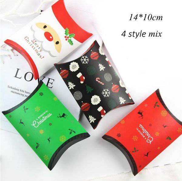 

10pcs lot kraft paper candy boxes christmas gifts supplies guests packaging boxes merry christmas favor party decorations bbynre xmhyard