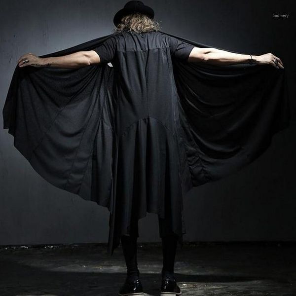 

wholesale- new fashion summer men's sleeveless punk hoodies vest high street men loose cardigan vest male black hip hop vest k2851, Black;white