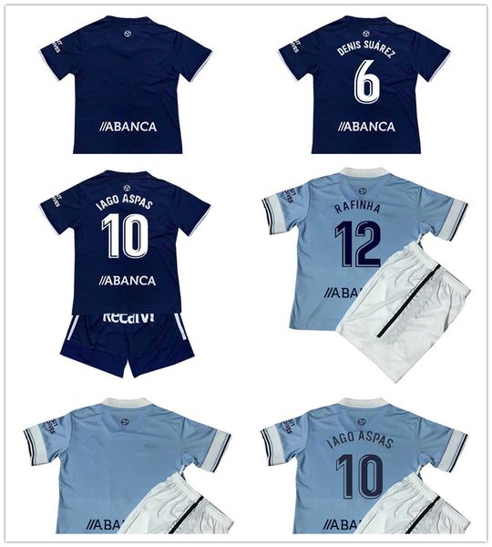 

2020 2021 celta vigo kids kit soccer jerseys isgo aspas sisto home away football shirt emre mor brais mendez child short sleeve uniforms