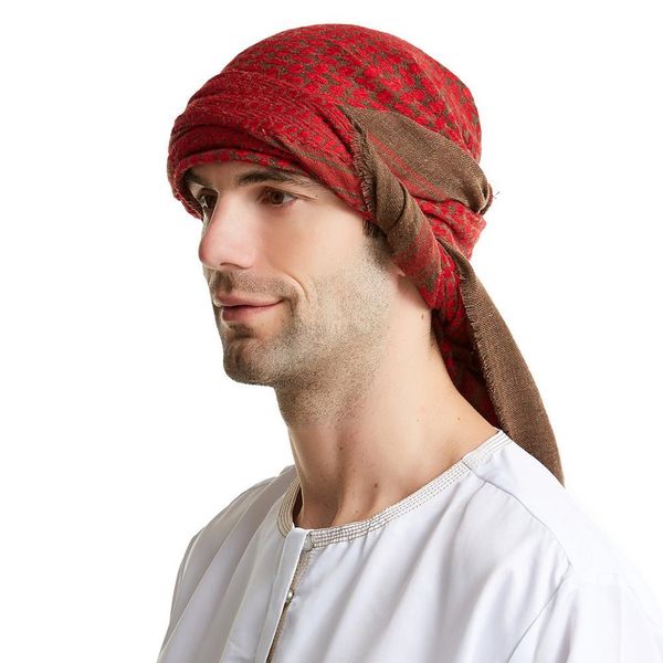 Arab Men Head Scarf Adult Shemagh Keffiyeh Muslim Saudi Tactical Desert