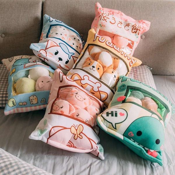 

of a lovely bag rabbit keji snacks pillow net red plush doll girl heart gift