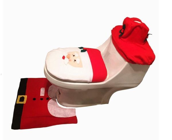 

factorymo9jcover rug batroom access santa seat toilet and bath set christmas decorations ing