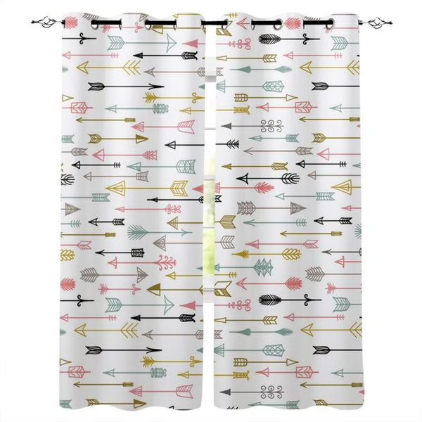 

cartoon arrow cute home decor window curtains bedroom kitchen curtain panel curtains for living room