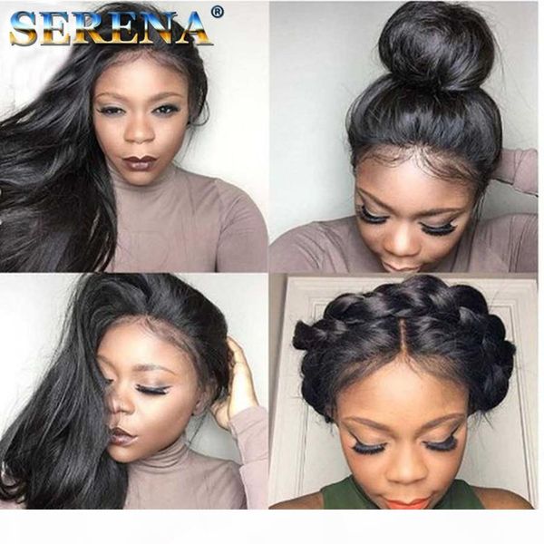 

brazilian straight human hair weave bundles 360 lace frontal with bundles brazilian virgin hair straight 3 bundles with 360 lace frontal, Black;brown