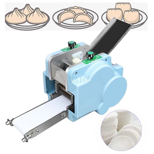 220V Dumplings Skin Maker Commercial House Using Automatic Wonton E Dumpling Press Machine EU/AU/UK/US Plug