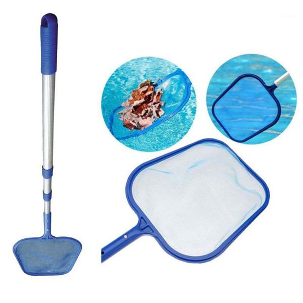 

pool & accessories 1 pc leaf skimmer net professional rake mesh frame cleaner swimming tool plastic1