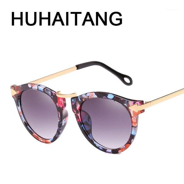 

huhaitang cat eye sunglasses women arrow sun glasses vintage shades for woman sunglass ladies flowers sunglases1, White;black