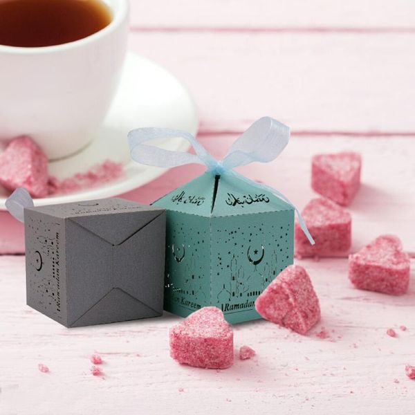 

1pc ramadan candy box eid mubarak gift box gold kareem gift boxes muslim festival happy eid party supplies boxes packaging