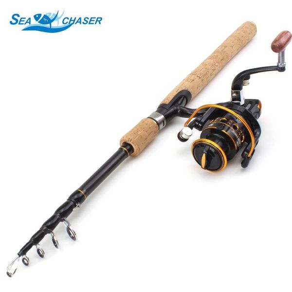 

1.8-2.7m lure spinning rod and 12bb reel set and fishing rod carbon lure fishing wooden handle combo de pesca