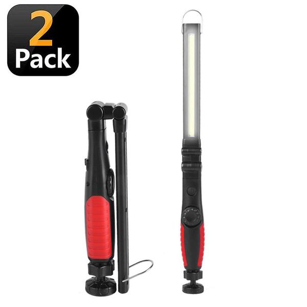 

rechargeable led work light foldable led cordless portable magnetic cob work lights inspection light for garage