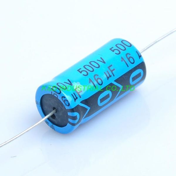 

4pcs 16uf 500v axial electrolytic 16*31mm capacitor for guitar tube amp diy1