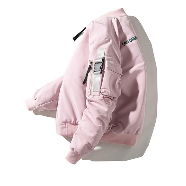 

autumn thick couple's style women jacket oversize bomber 2020 mujer winter chaqueta coat pink casaco mfpfx, Black