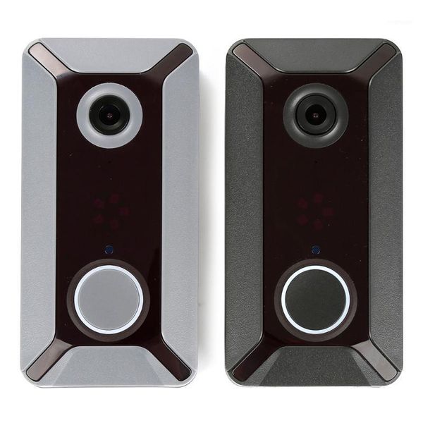 

wifi doorbell smart wireless 720p video camera cloud storage door bell cam waterproof home security house bell black gray1