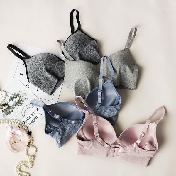 

japanese-style no steel ring lace bra thin underwear comfortable large size bra small bust gathering adjustable thin cup1, Red;black