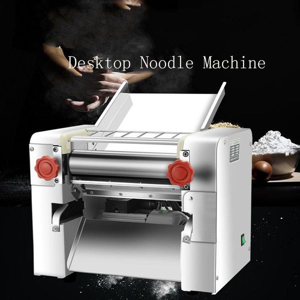 

220velectric noodle maker 220v commercial stainless steel pressing machine pasta maker machine dough cutter dumpling skin