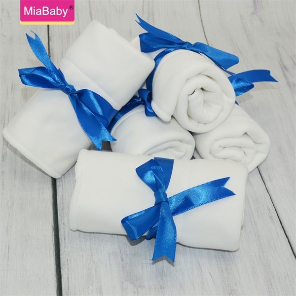 

miababy square bamboo cotton cloth diaper insert tri flat insert reusable washable inserts for baby nappy lj201026