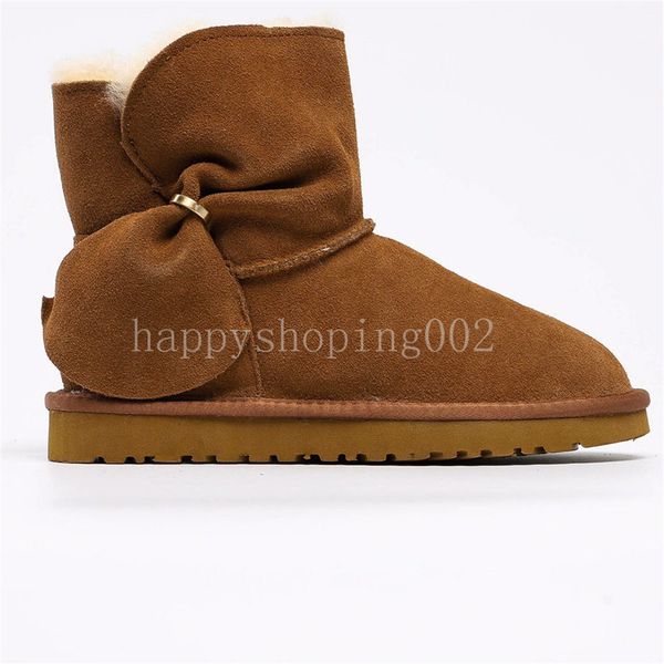 

женщины wgg wggs снежные австралийские сапоги мода зимний ботинок классический мини лодыжки короткие дамы женские женские пинетки тройной че, Black