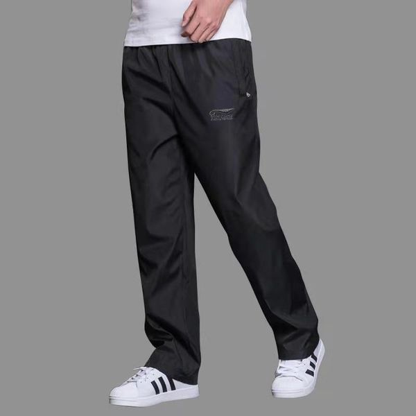 

2020 esportivas fora das casuais dos homens rapidamente seco respirvel de malha calas moletom ativo 4xl, Black
