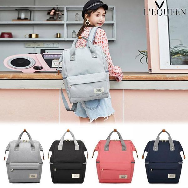 

lequeen simple cartoon print mummy maternity diaper bag large capacity backpacks nappy brand bag travel backpack designer1