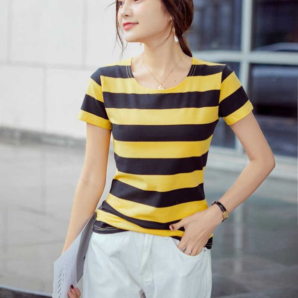 

2019 summer new women's half-sleeved slim slimming casual fashion home bottoming shirt short-sleeved cotton t-shirt female, White